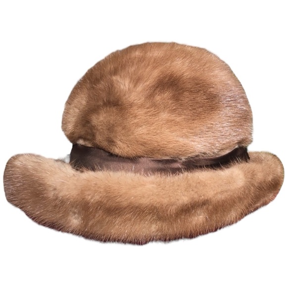 Vintage Mink fur top hat + FREE GIFT - Picture 2 of 7